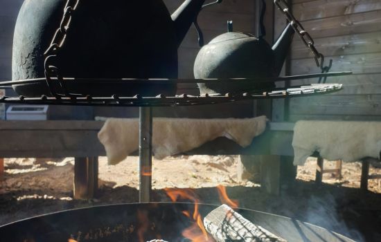 Camping on private island