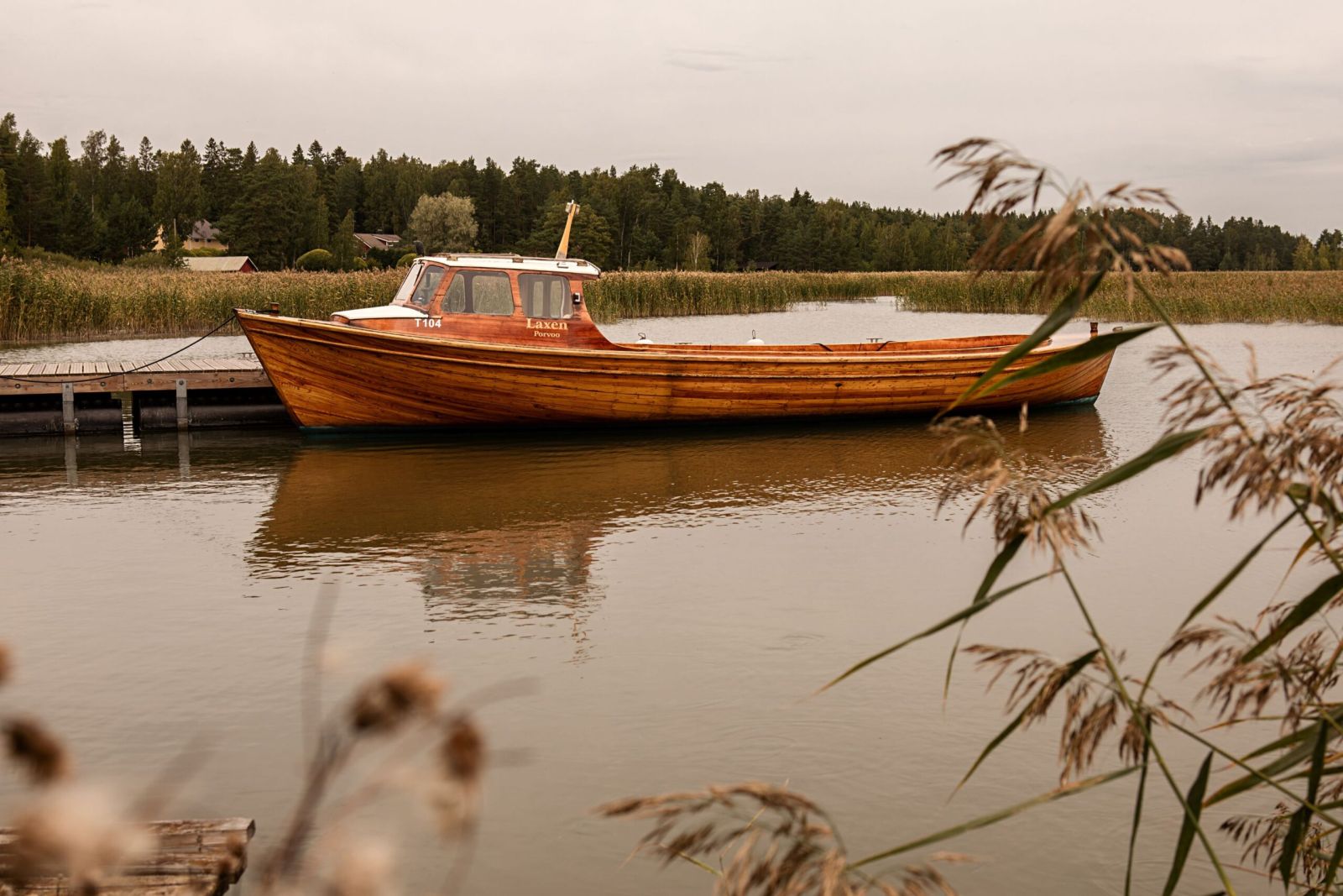 Fiskari Laxen Porvoossa