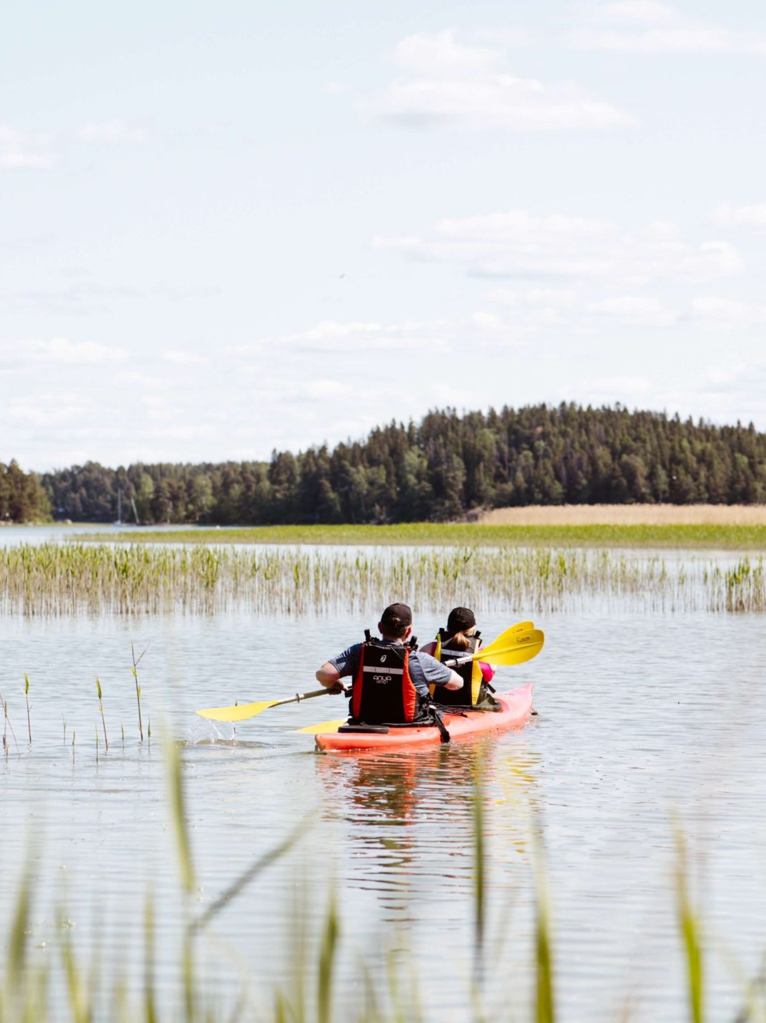 Melontaa leireillä Porvoossa